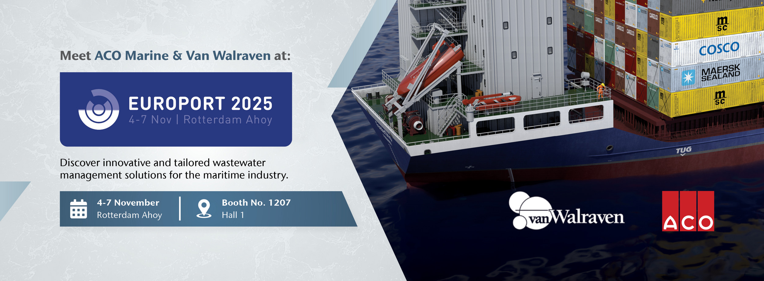 Visit us at 
Europort 2025