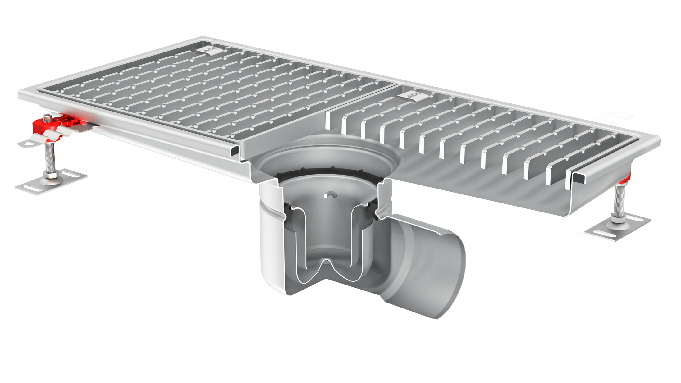 ACO Hygienic Box Channel Vertical Welded Gully